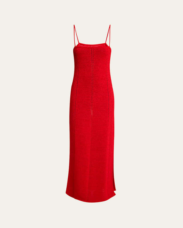 Suki Viscose Ribbon Knit Dress